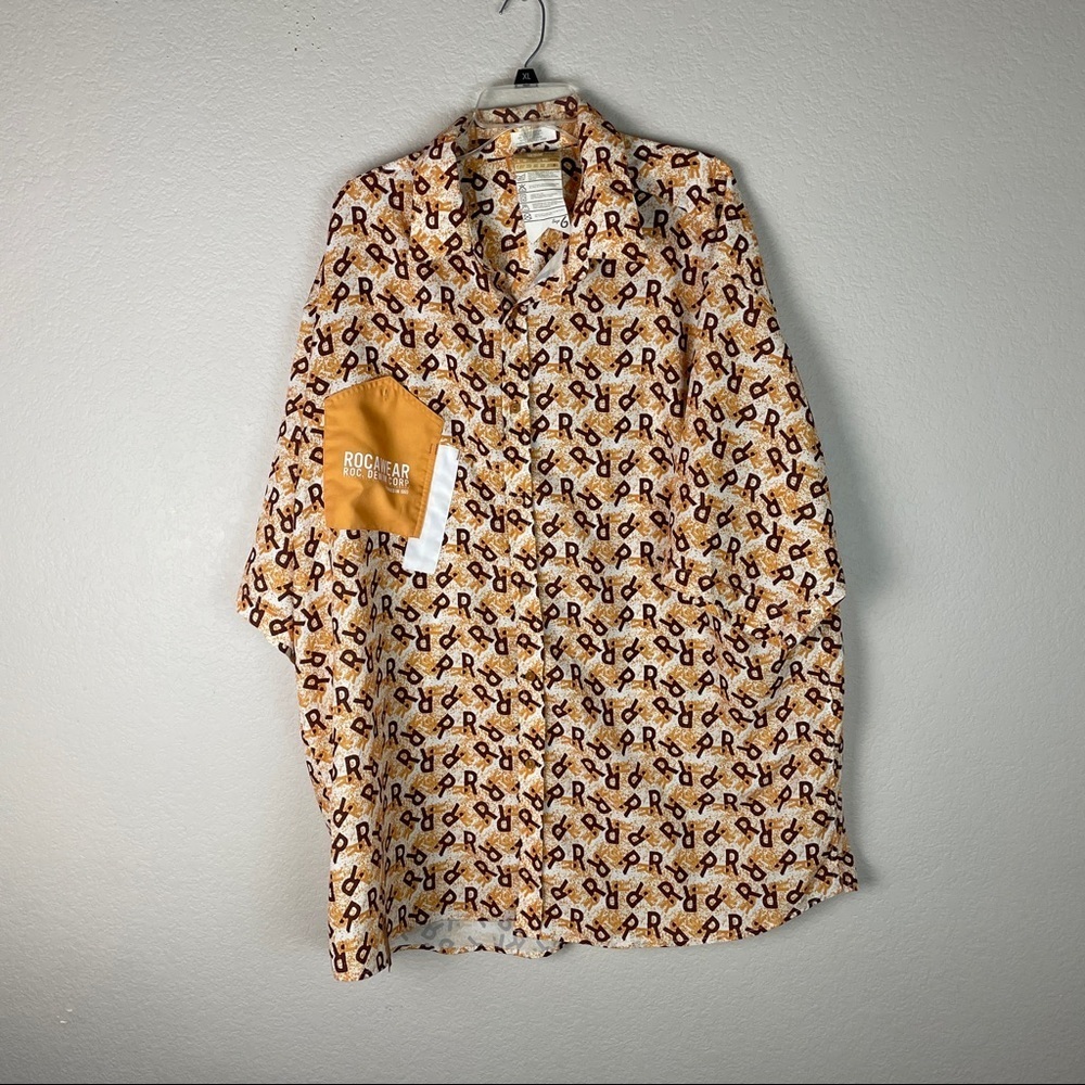 Rocawear Denim Corp Vintage Button Up Shirt 3XL